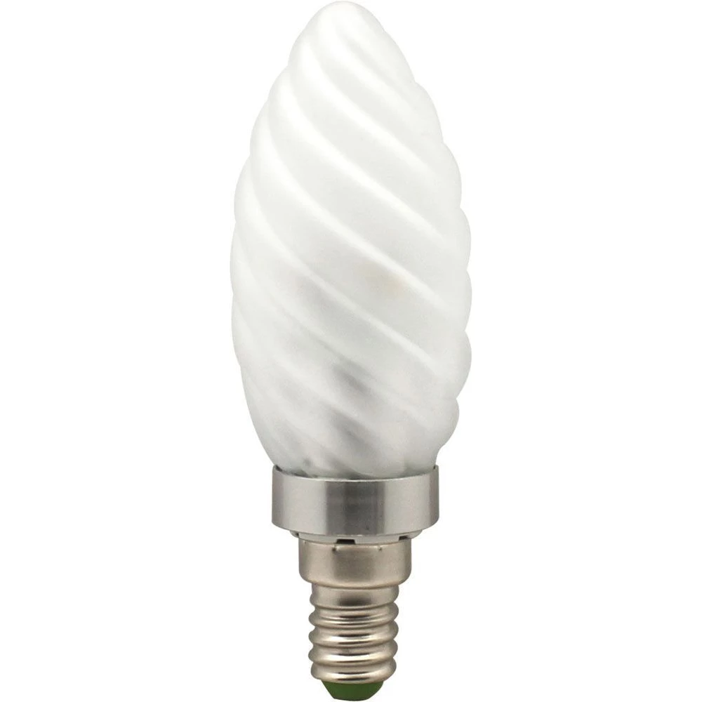 Лампа светодиодная, (3.5W) 230V E14 2700K матовая хром, LB-77 (25338) - Viokon.com