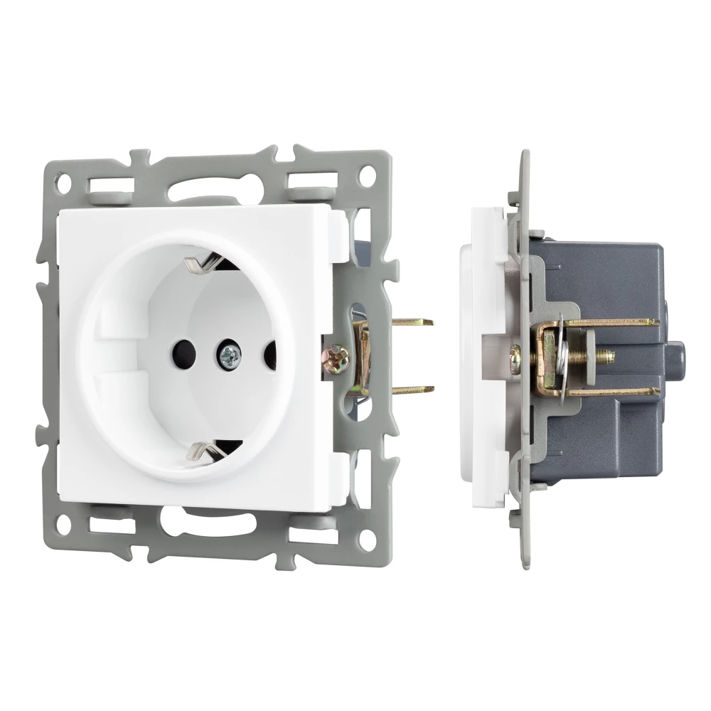 Механизм электрической розетки SCT-MEU1-PL-WH (250V, 16A) (Arlight, -) 043730 - Viokon.com