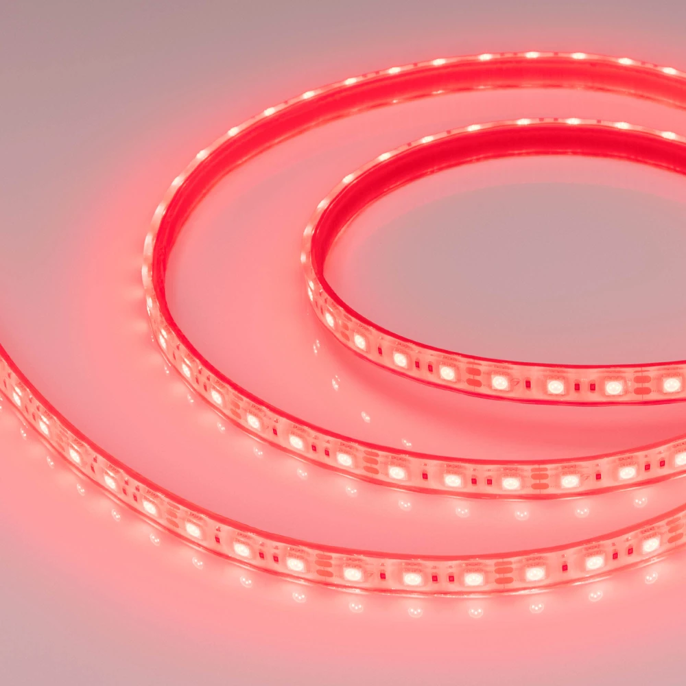Лента герметичная RTW-PFS-B60-13mm 12V Red (14.4 W/m, IP68, 5060, 5m) (Arlight, 14.4 Вт/м, IP68) 036281 - Viokon.com