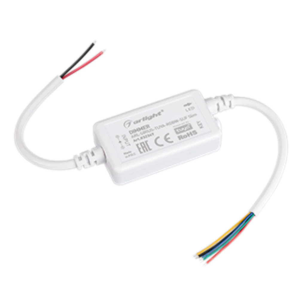 Диммер ARL-SIRIUS-TUYA-RGBW-SUF Slim (12-24V, 4x1.5A, 2.4G) (Arlight, Контроллер) 032349 - Viokon.com