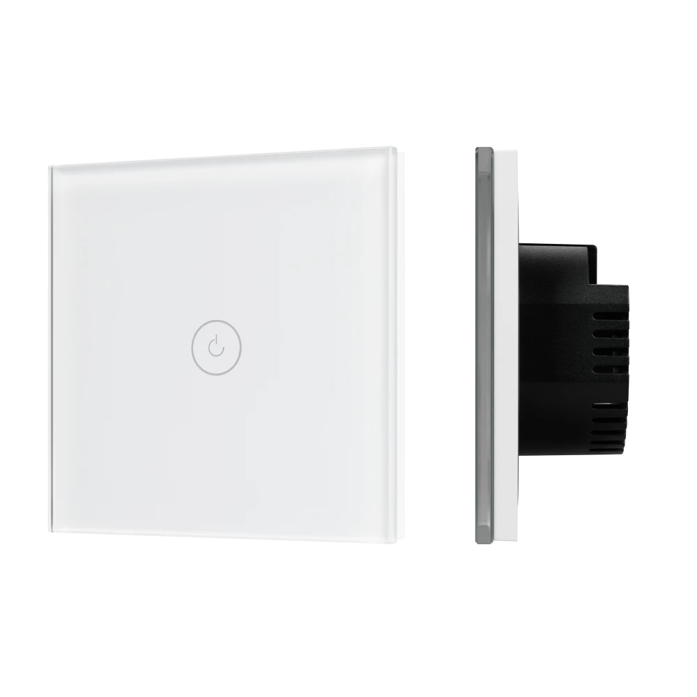 Выключатель сенсорный SWT-OMALI-S01-ZB-WH (250V, 10A, Zigbee) (Arlight, Стекло) 050035 - Viokon.com