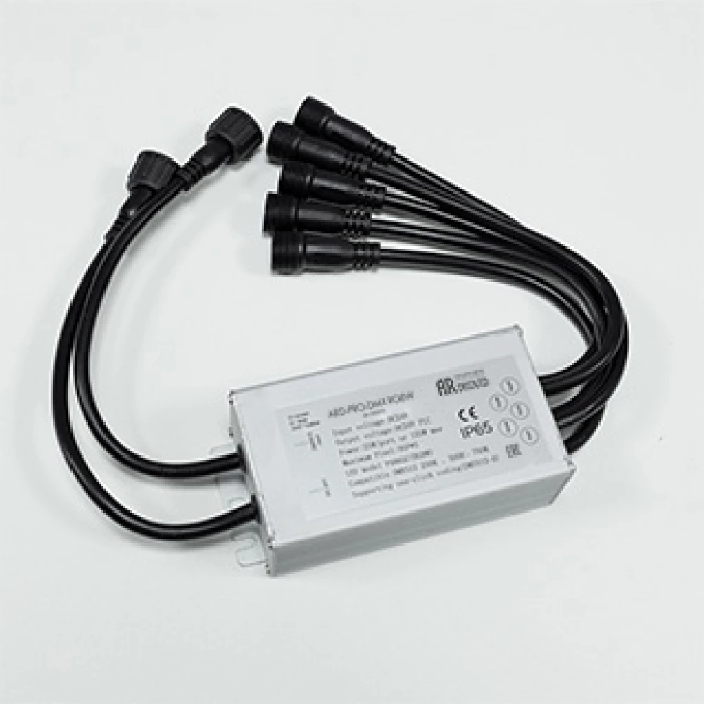 Коннектор питания ARD-PRO-DMX RGBW (24V, 5x190pix) (Ardecoled, Закрытый) 032275 - Viokon.com