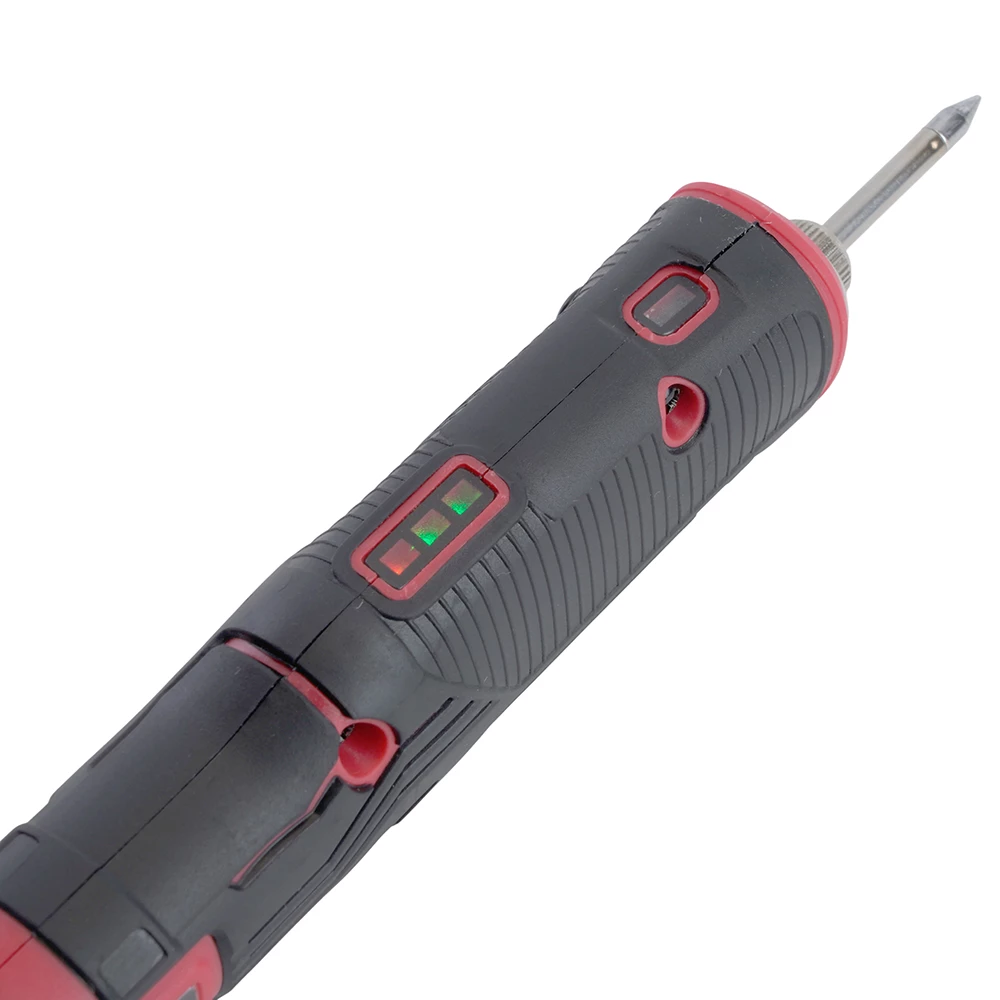 Паяльник беспроводной 8W, нихромовый нагреватель, 1800 mAh, 5В, красный/черный, PLE801-08 (50098) - Viokon.com