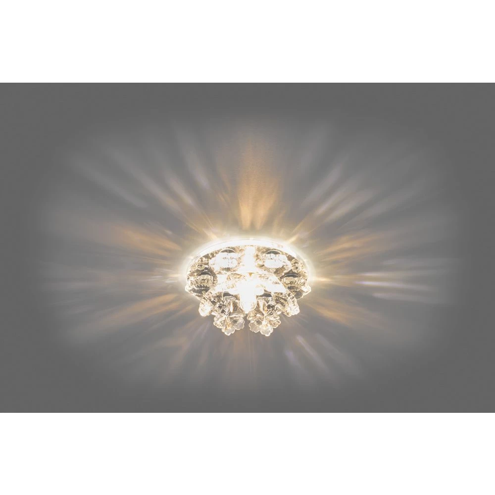 Светильник встраиваемый с белой LED подсветкой Feron 1540 потолочный JCD9 G9 прозрачный (27973) - Viokon.com