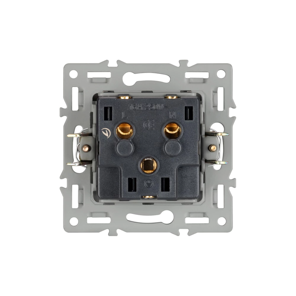 Механизм розетки влагозащищённый SCT-MCP-PL-BK (250V, 16A) (Arlight, -) 043746 - Viokon.com