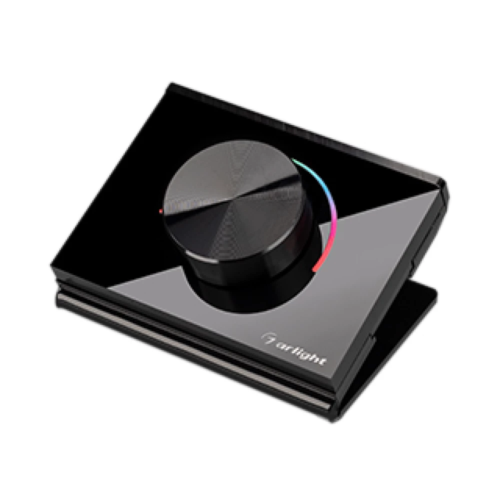 Панель Rotary SMART-P100-RGB Black (3V, 2.4G) (Arlight, IP20 Пластик, 5 лет) 031957 - Viokon.com