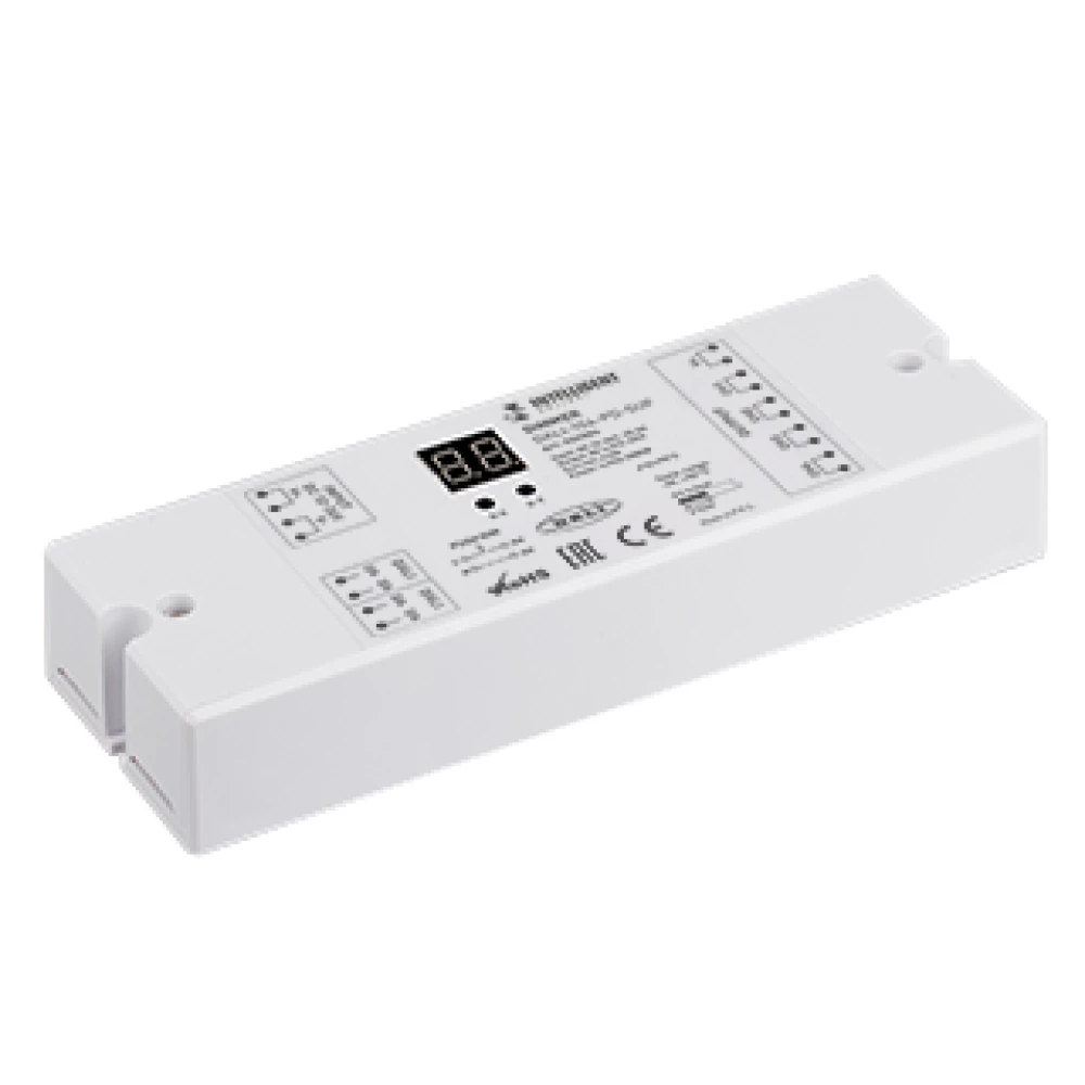 INTELLIGENT ARLIGHT Диммер DALI-104-PD-SUF (12-36V, 4х8А) (IARL, IP20 Пластик, 3 года) 026504 - Viokon.com