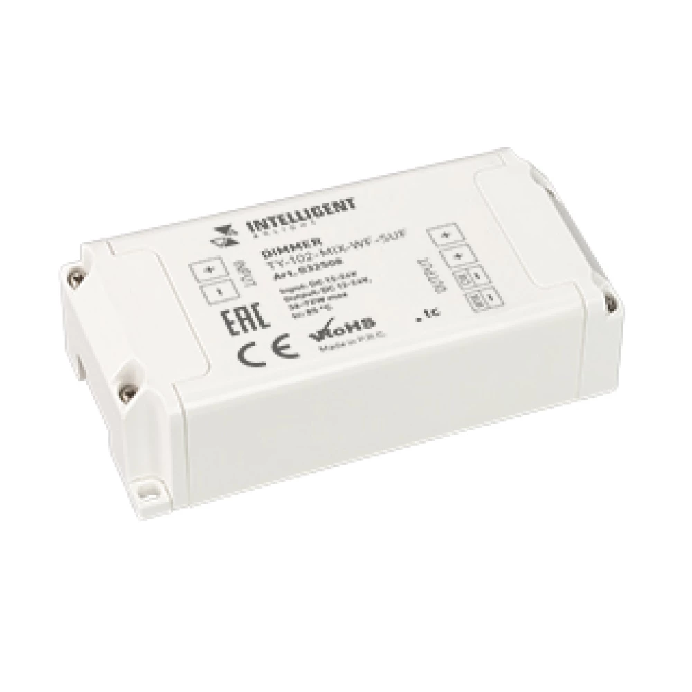 INTELLIGENT ARLIGHT Диммер TY-102-MIX-WF-SUF (12-24V, WI-FI, 433MHz, 2x3A) (IARL, IP20 Пластик, 3 года) 032508 - Viokon.com