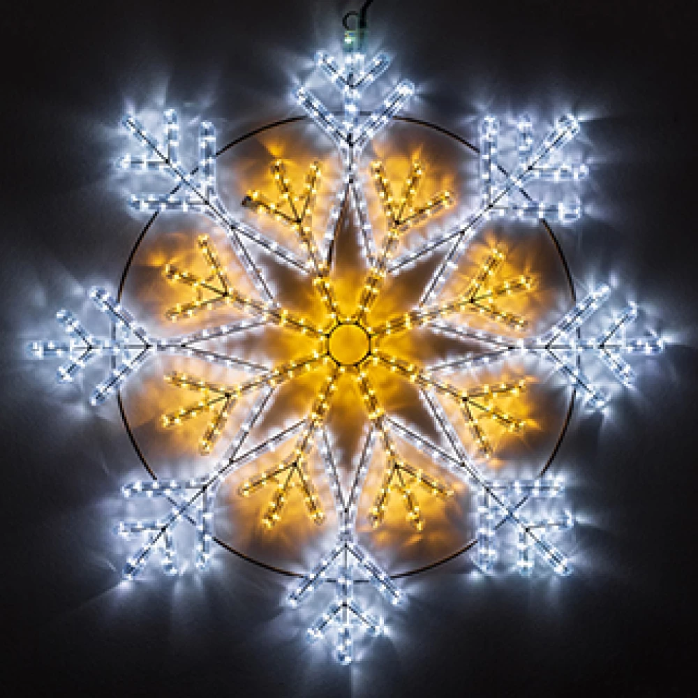 Фигура светодиодная ARD-SNOWFLAKE-M12-900x900-576LED White/Warm (230V, 36W) (Ardecoled, IP65, 1 год) 034262 - Viokon.com