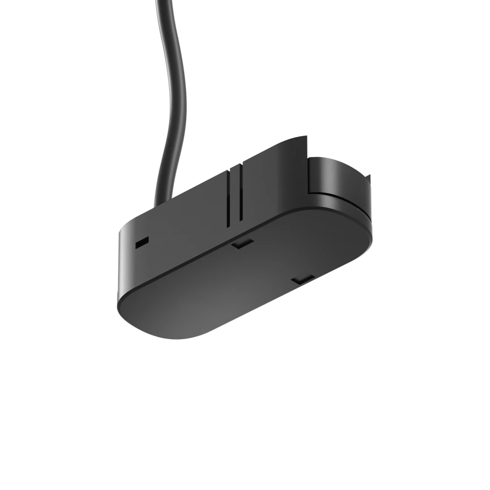 TR5215-BK Подвод питания универсальный серединаторец серия Base 48V DC IP20 черный пластик - Viokon.com