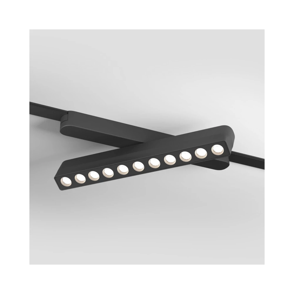 DK5368-BK Светильник для трека Air серия Grill 2700-6500 со светодиодом L230W26H60мм 48V DC 12W RA90 36 2700-6500K IP20 черный алюминий - Viokon.com