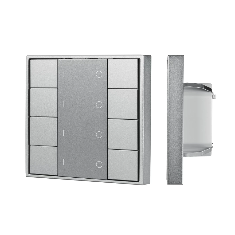 INTELLIGENT ARLIGHT Кнопочная панель DALI-201-23-4G-DIM-DT6-IN Silver (BUS, Frame) (IARL, IP20 Металл, 3 года) 048185 - Viokon.com