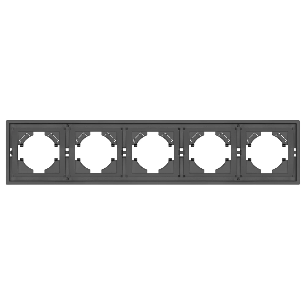 Рамка пластиковая FRM-TENDO-SFPL-5-GR (Arlight, Матовый графитовый) 054659 - Viokon.com