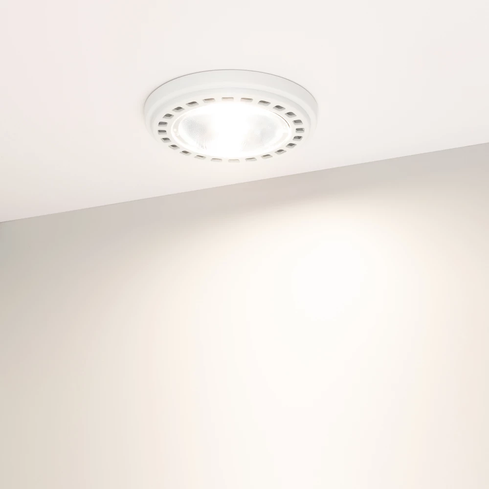 Лампа AR111-UNIT-GU10-15W-DIM Day4000 (WH, 24 deg, 230V) (Arlight, Металл) 025628 - Viokon.com