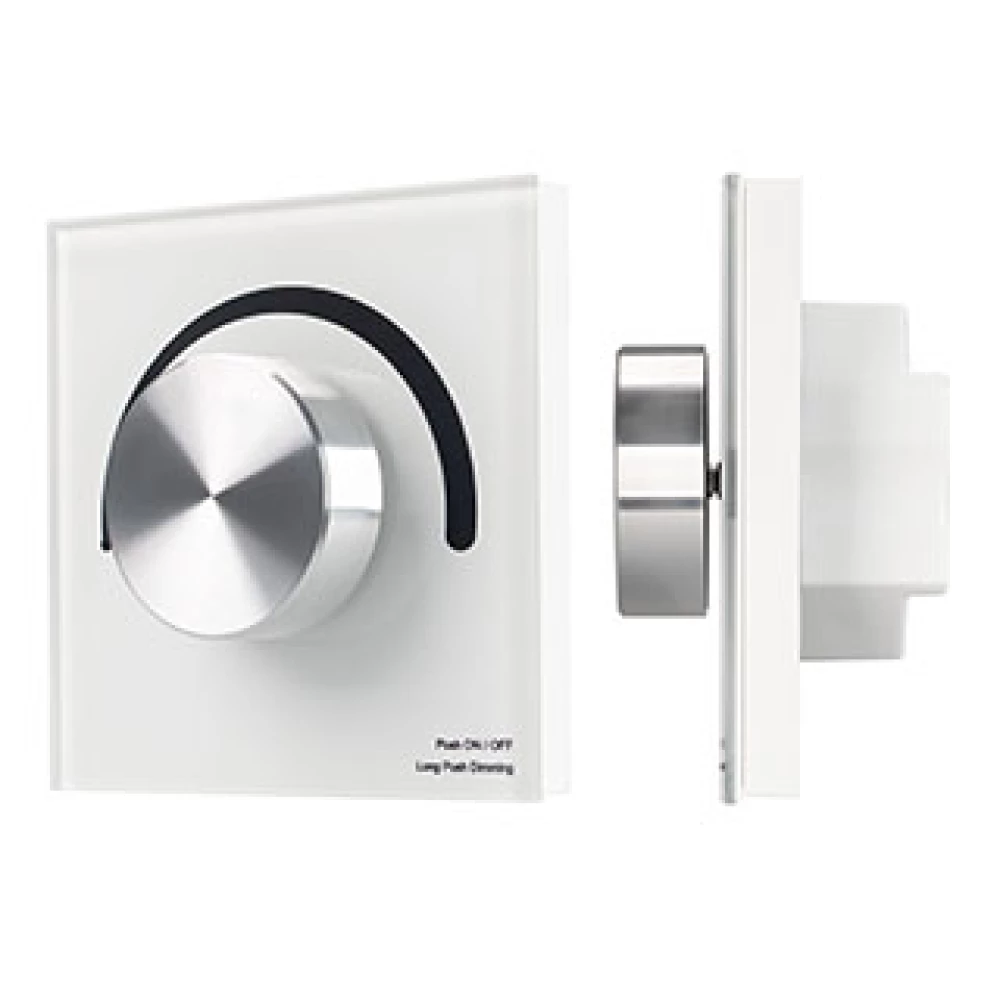Панель SMART-P1-DIM-G-IN White (3V, Rotary, 2.4G) (Arlight, IP20 Пластик, 5 лет) 033752 - Viokon.com