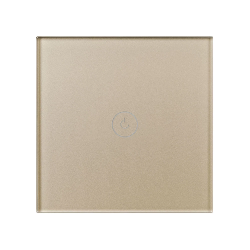 Выключатель сенсорный SWT-OMALI-S01-ZB-GD (250V, 10A, Zigbee) (Arlight, Стекло) 050037 - Viokon.com