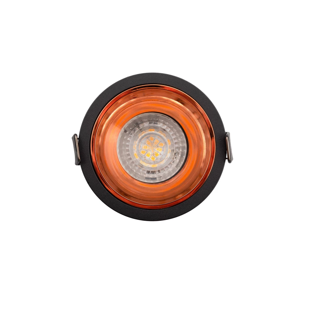 DK2410-BK Встраиваемый светильник IP 20 5 Вт GU10 черно-коричневый алюминий - Viokon.com