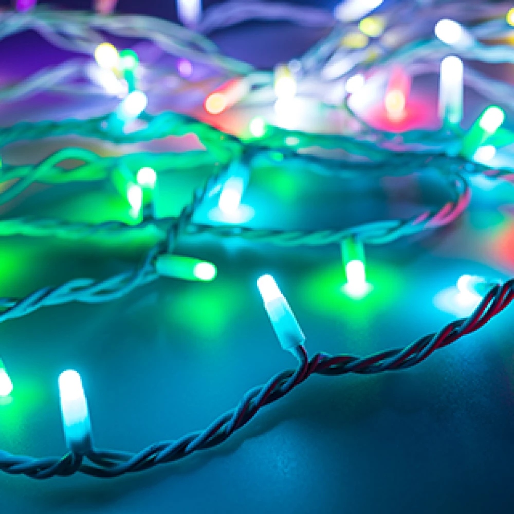 Светодиодная гирлянда ARD-STRING-PRO-10000-WHITE-100LED-MILK-LIVE RGB-DMX (24V, 10W) (Ardecoled, IP65, 2 года) 031756 - Viokon.com