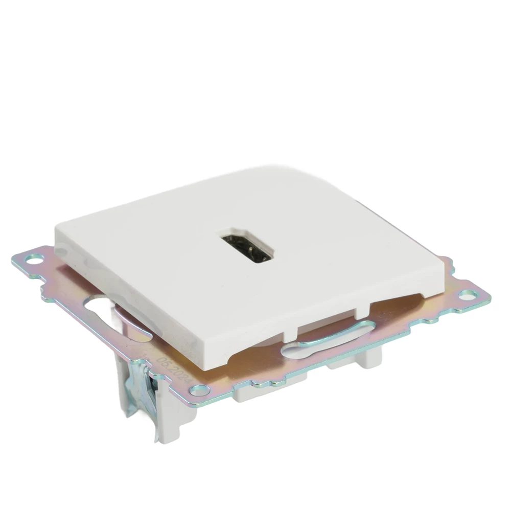 Розетка HDMI 2.1, Type A  (механизм), STEKKER GLS00-7118-01, серия Катрин, белый (50058) - Viokon.com