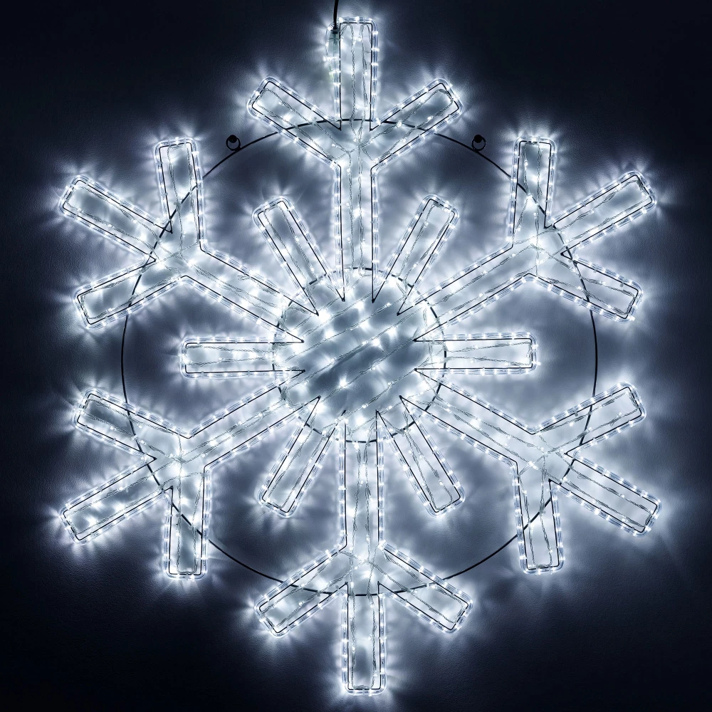 Фигура светодиодная ARD-SNOWFLAKE-M11-1250x1200-604LED White (230V, 36.5W) (Ardecoled, IP65, 1 год) 034260 - Viokon.com
