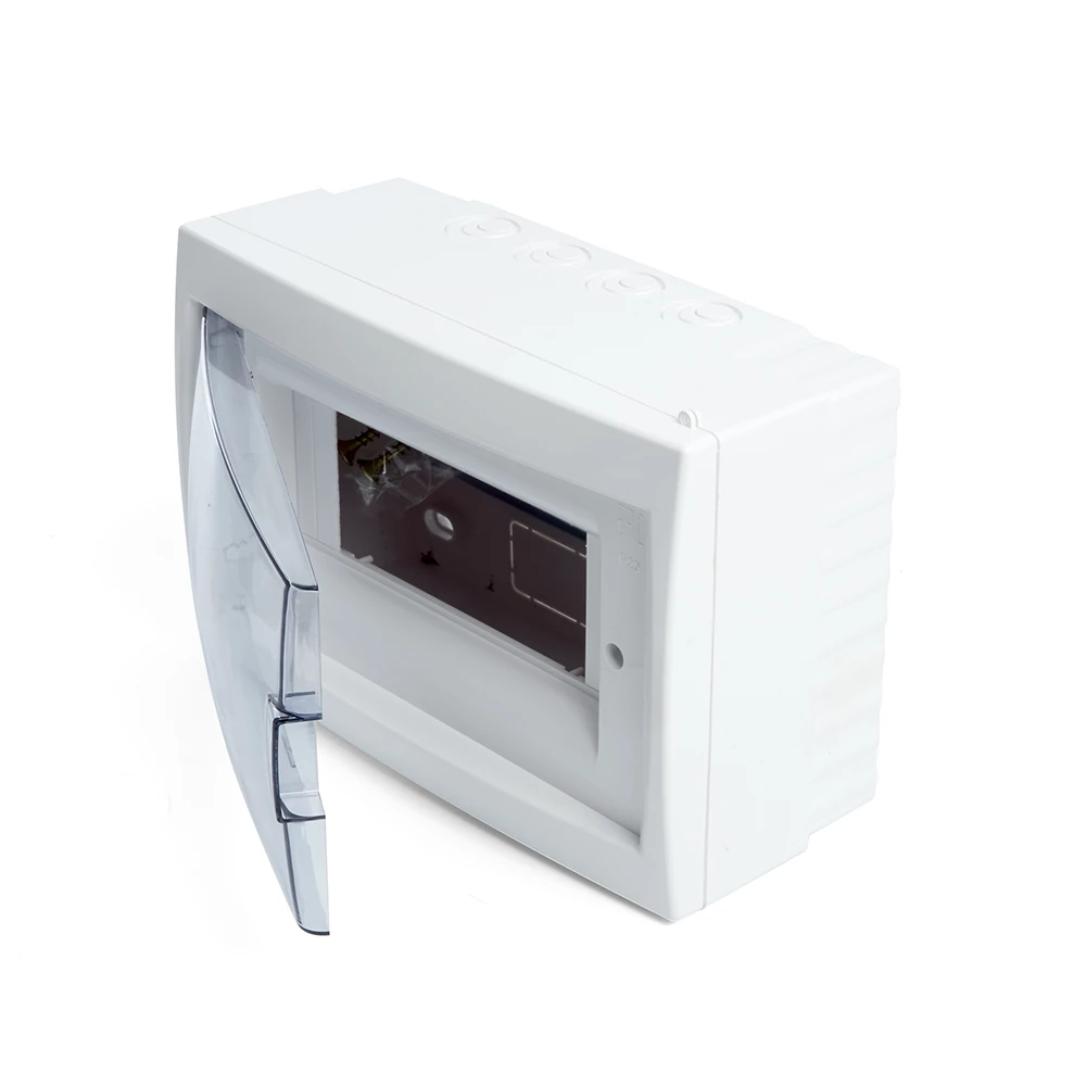 Бокс настенный STEKKER EBX50-3/08-20 8 модулей, пластик, серия Standart (39646) - Viokon.com