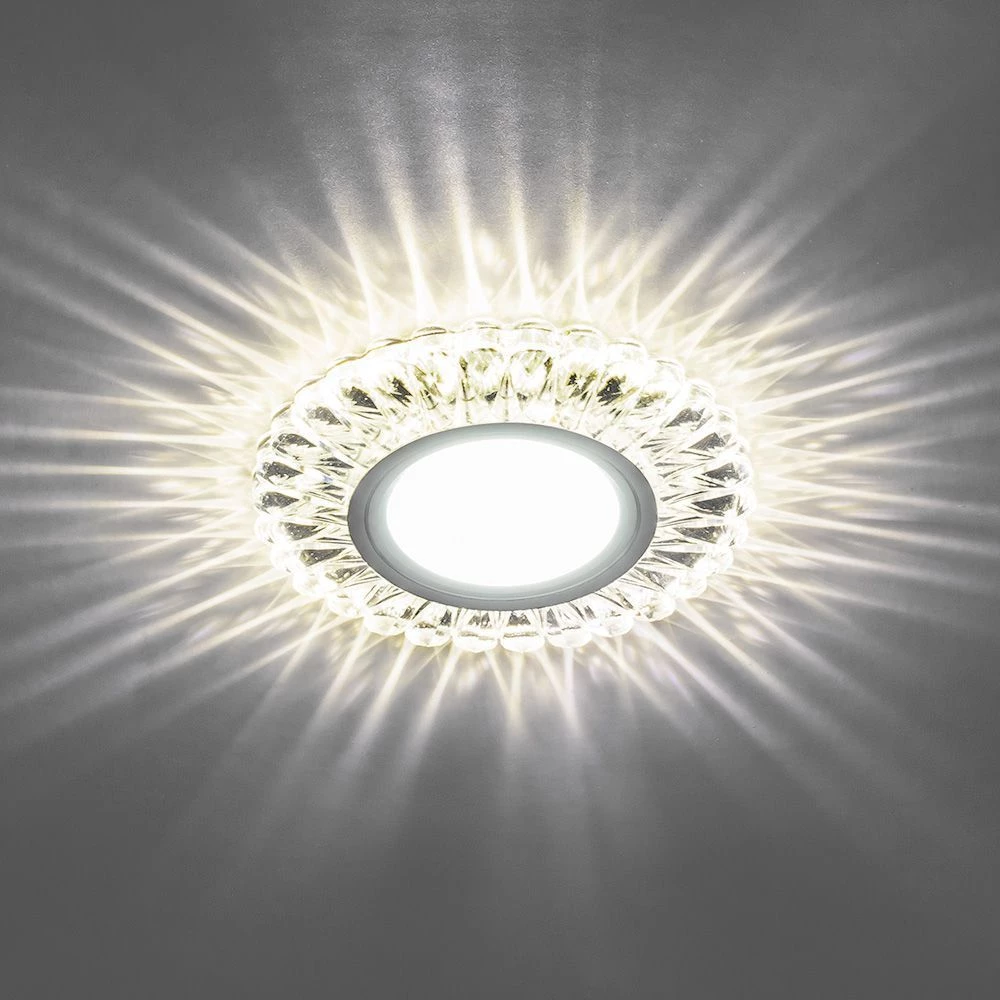 Светильник встраиваемый с белой LED подсветкой Feron CD902 потолочный MR16 G5.3 белый (28845) - Viokon.com