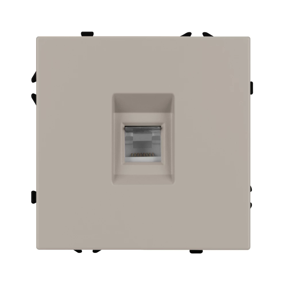 Механизм компьютерной розетки SCT-NOBE-MPC1-SFPL-CA (RJ-45, CAT6) (Arlight, Кашемир) 059438 - Viokon.com