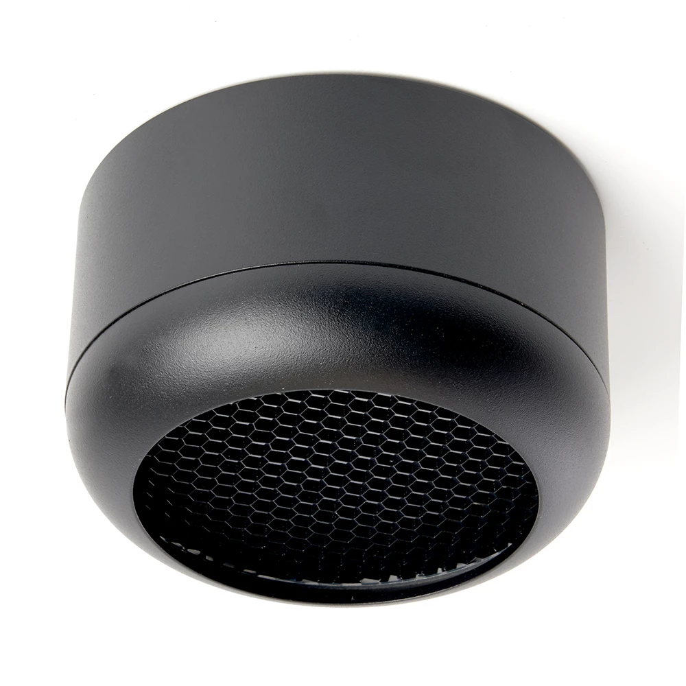Светильник потолочный Feron HL364 Barrel ECHO 12W, 230V, GX53, чёрный, с антибликовой сеточкой (48398) - Viokon.com