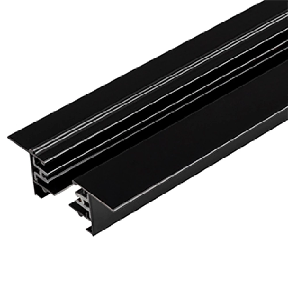 Трек LGD-2TR-TRACK-F-2000-BK-M (C) (Arlight, IP20 Металл, 3 года) 038673 - Viokon.com