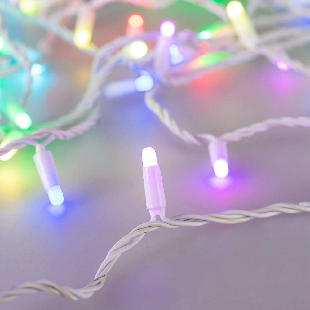 Светодиодная гирлянда ARD-STRING-CLASSIC-10000-WHITE-95LED-MILK-LIVE RGBW-DMX (24V, 10W) (Ardecoled, IP65, 1 год) 031749 - Viokon.com