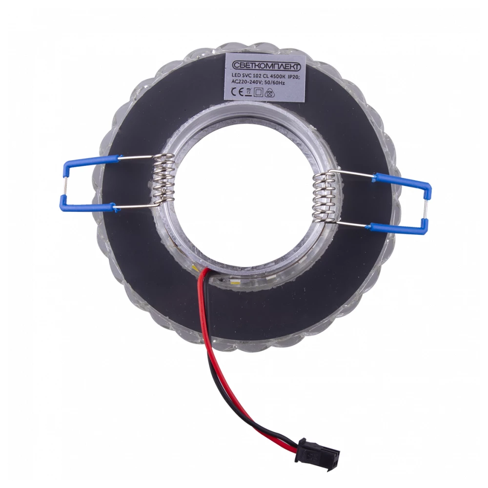 LED SVC 102 CL 3W 4500K Светильник встраиваемый со светодиодной подсветкой - Viokon.com