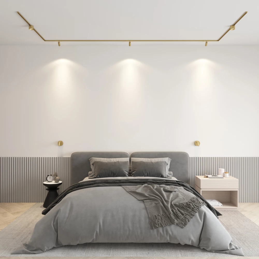 DK5072-SB Бра SHINE WALL со светодиодом D104H68 IP20 3000К 3W RA90 сатинированная латунь алюминий - Viokon.com