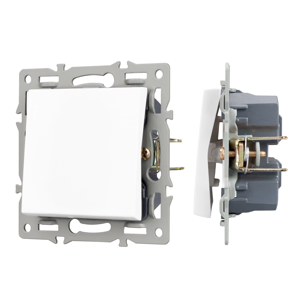Механизм выключателя одноклавишный перекрёстный SWT-MKX1-PL-WH (250V, 16A) (Arlight, -) 043718 - Viokon.com