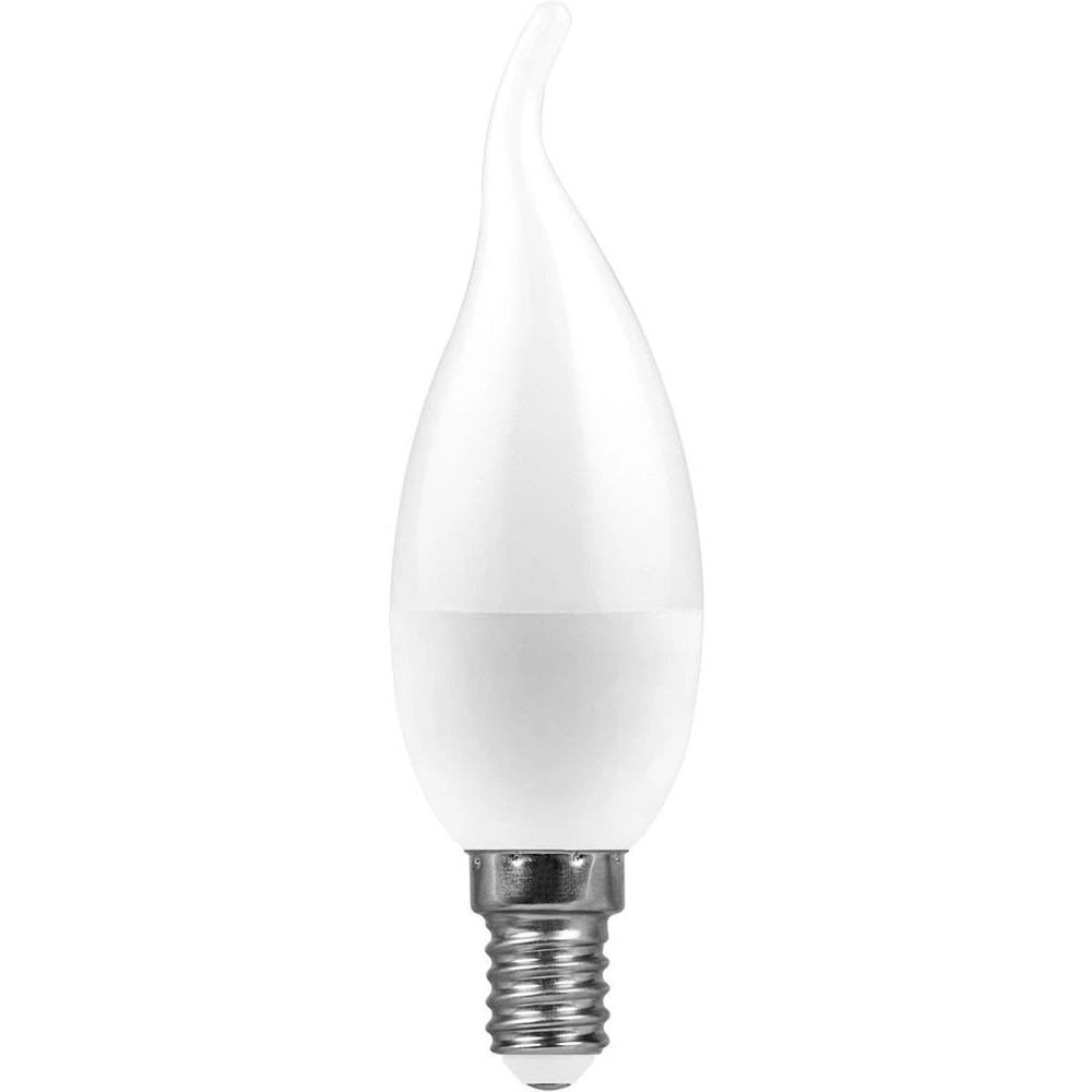 Лампа светодиодная Feron LB-97 Свеча E14 7W 175-265V 2700K (25475) - Viokon.com