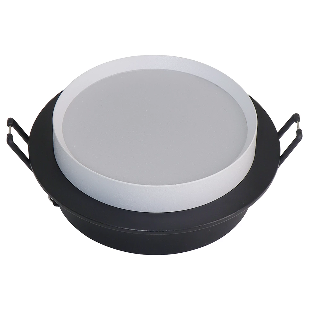 Светильник встраиваемый Feron DL507 потолочный GX53 черный + белый круг (51352) - Viokon.com