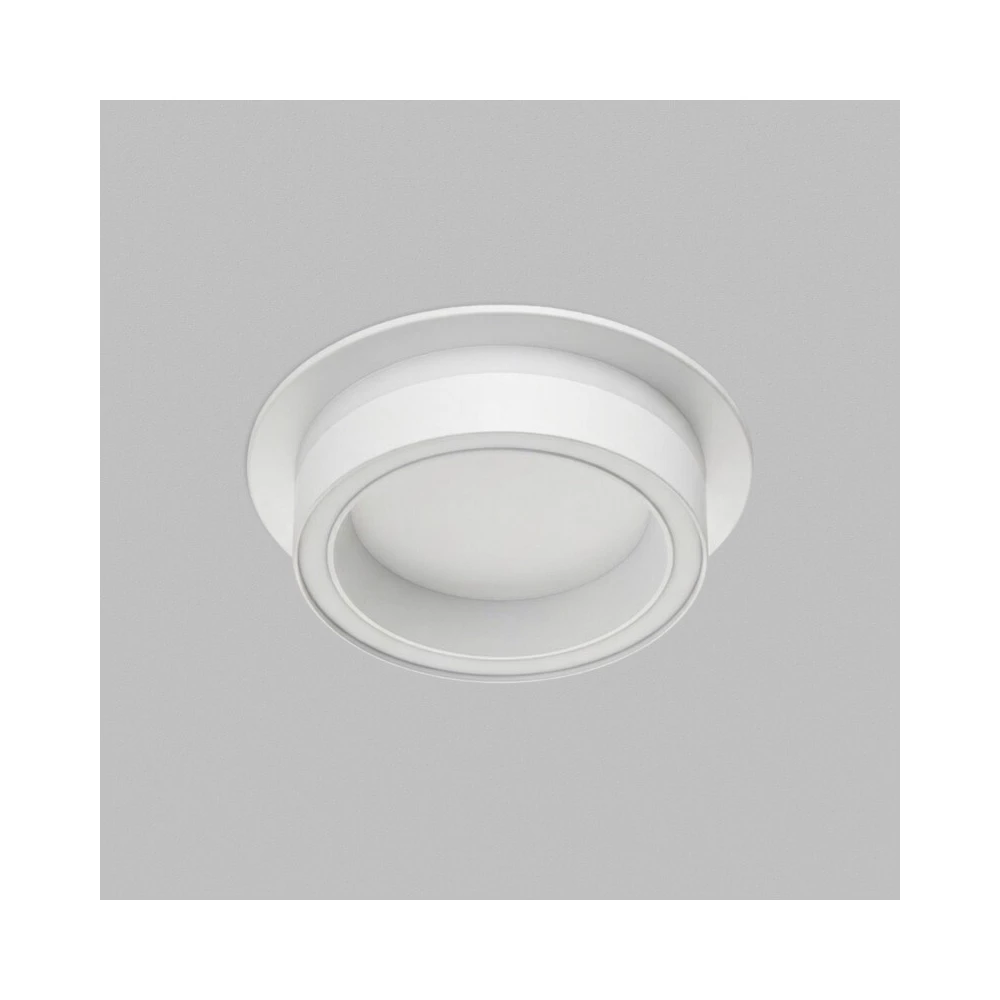 Встраиваемый светильник GLOW GX53 до 15 Вт LED IP20 белый алюминий акрил - Viokon.com