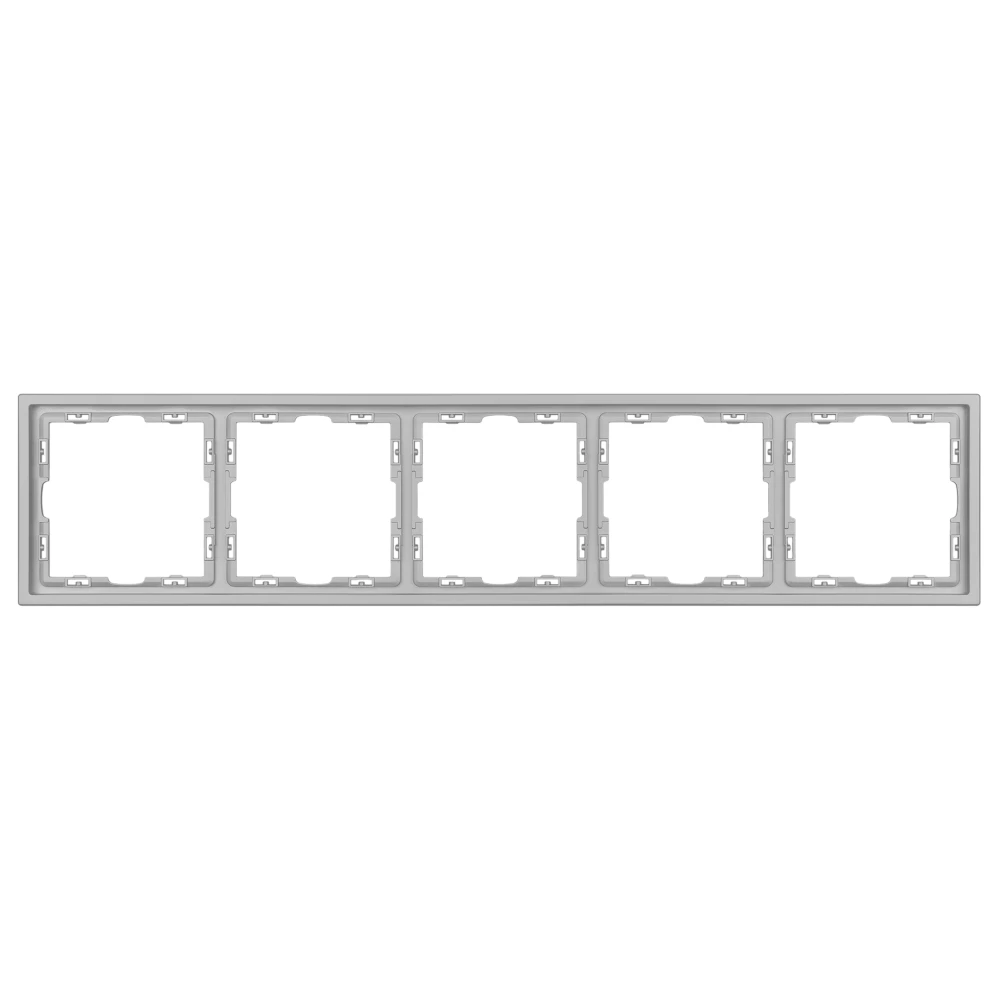 Рамка пластиковая FRM-NOBE-SFPL-5-IS (Arlight, Никель) 059463 - Viokon.com