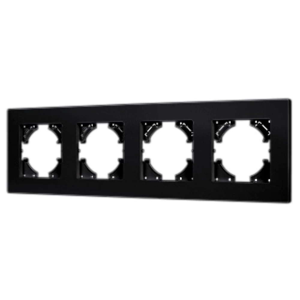 Рамка пластиковая FRM-PERIO-PL-4-BK (Arlight, -) 049759 - Viokon.com