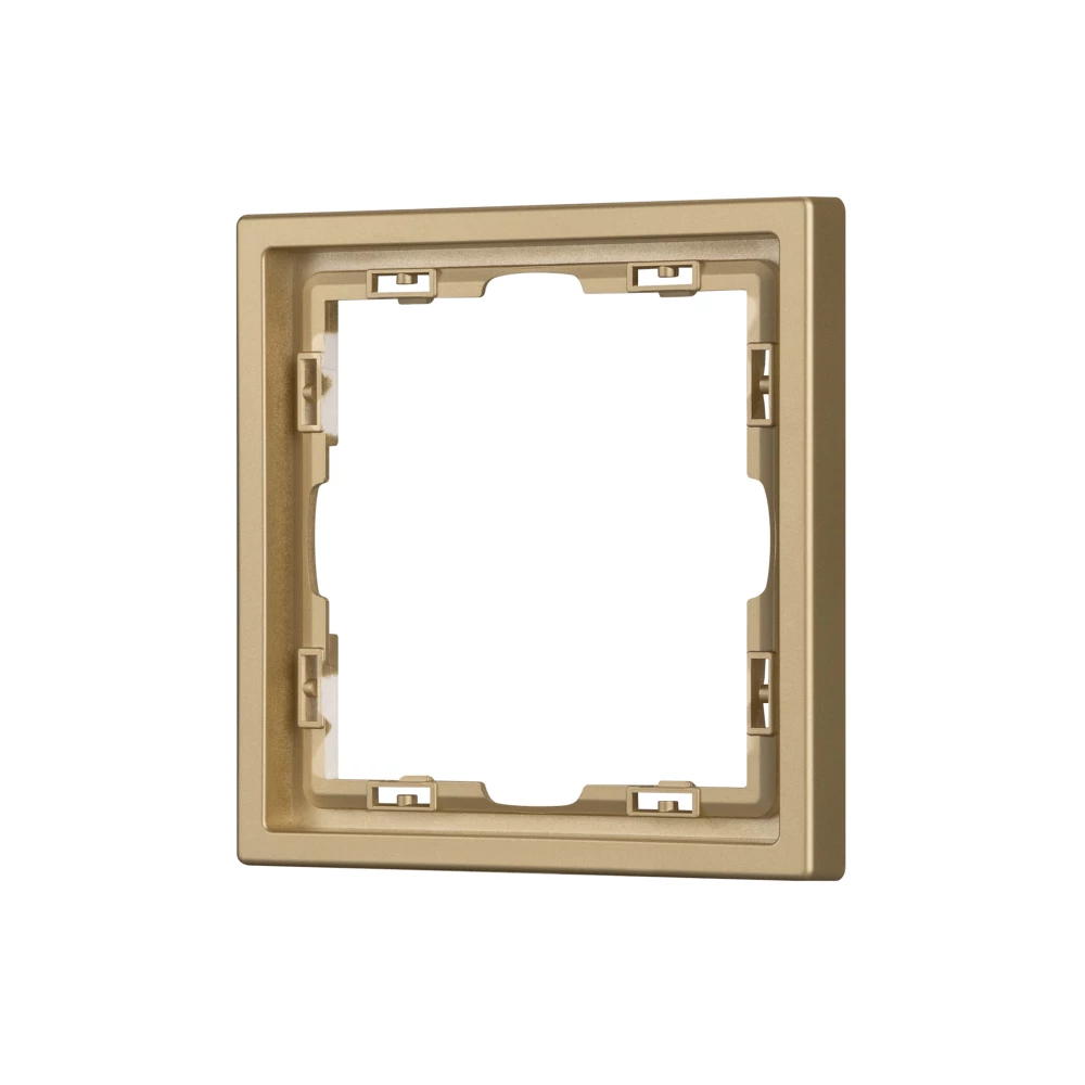 Рамка пластиковая FRM-NOBE-SFPL-1-GD (Arlight, Золотой песок) 054213 - Viokon.com