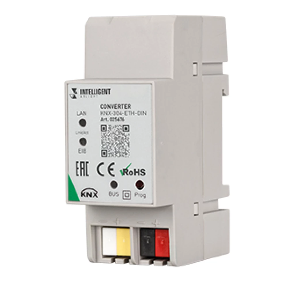 INTELLIGENT ARLIGHT Конвертер KNX-304-ETH-DIN (BUS) (IARL, Пластик) 025676 - Viokon.com