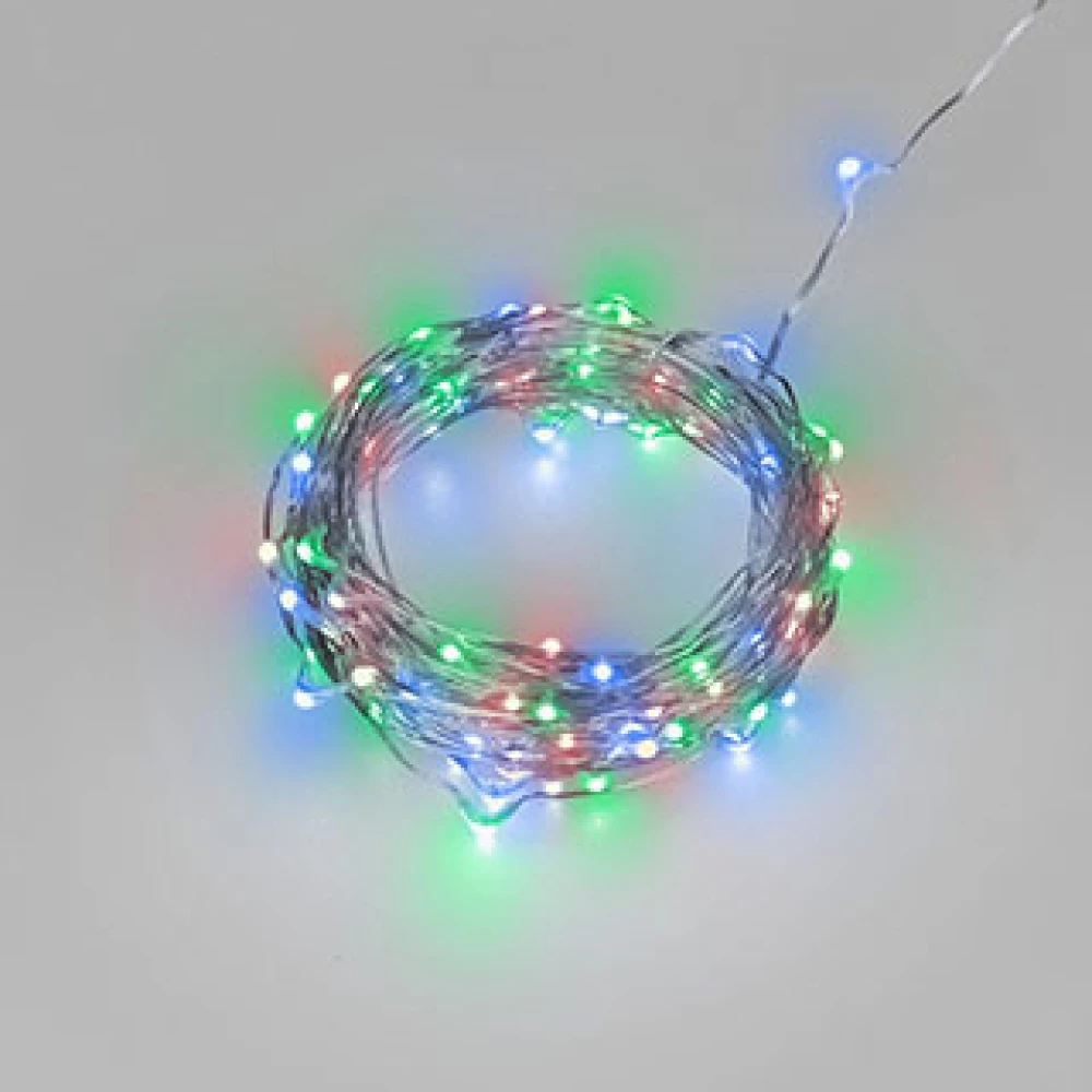 Светодиодная гирлянда ARD-DEW-HOME-10000-CLEAR-100LED-LIVE RGB (5V, USB, ПДУ) (Ardecoled, IP20) 062567 - Viokon.com