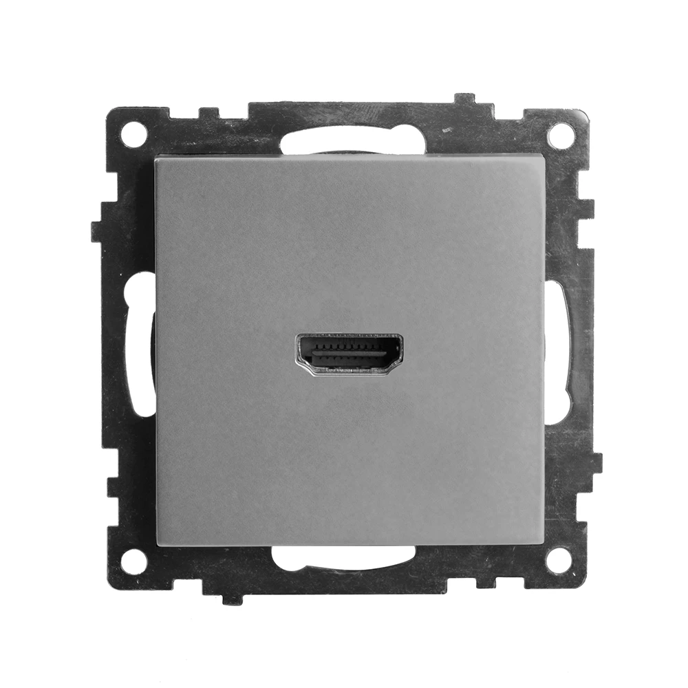 Розетка HDMI 2.1, Type A  (механизм), STEKKER GLS00-7118-02, серия Катрин, шампань (50063) - Viokon.com
