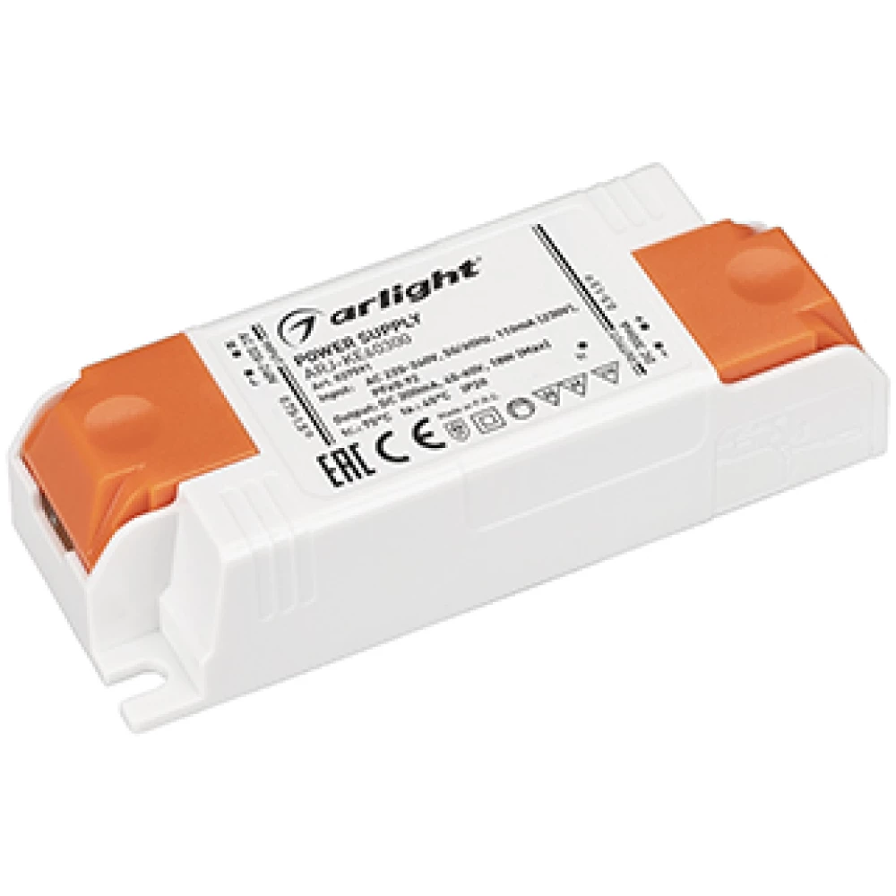 Блок питания ARJ-KE60300 (18W, 300mA, PFC) (Arlight, IP20 Пластик, 5 лет) 027591 - Viokon.com