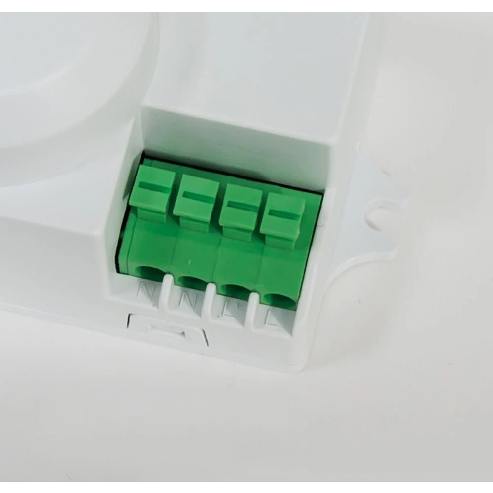 Микроволновый датчик движения 5.8GHz 230V 1200W 8m 360° белый, SEN40 (22069) - Viokon.com