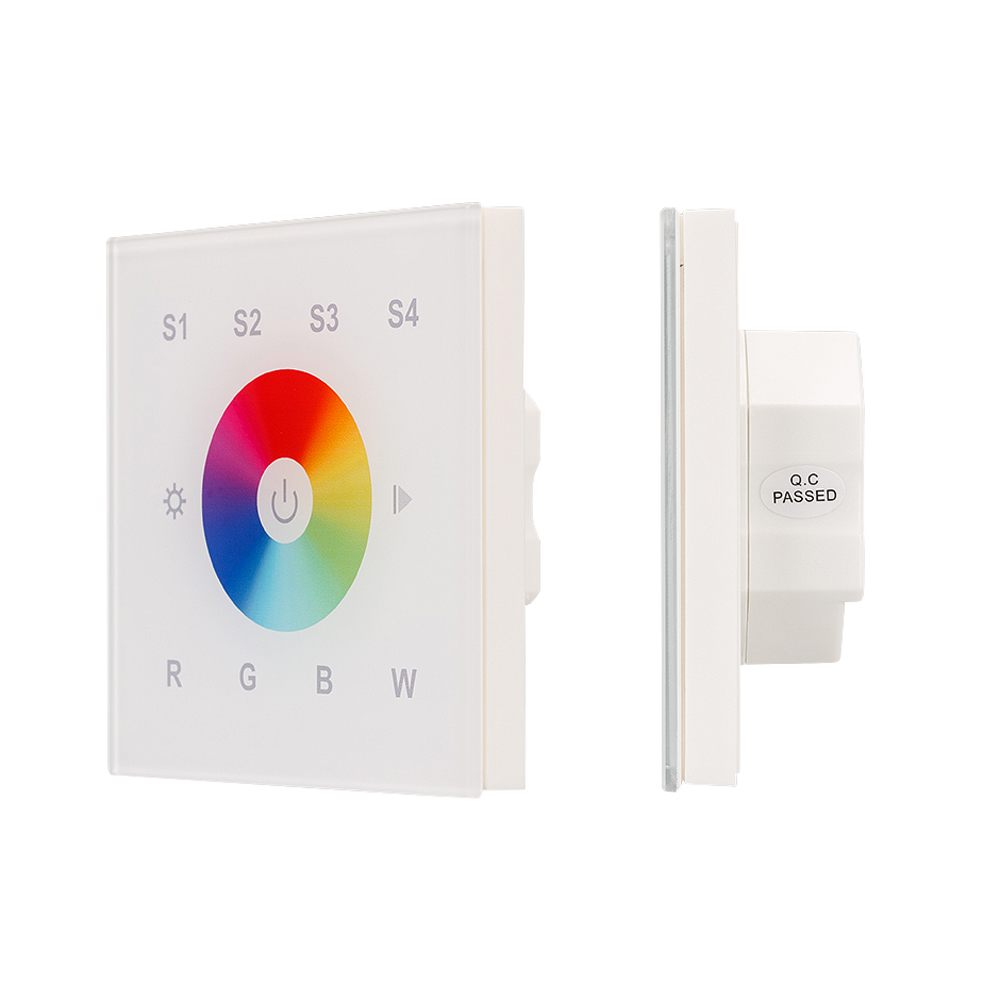 Панель Sens SR-2820B-AC-RF-IN White (220V,RGBW,1 зона) (Arlight, IP20 Пластик, 3 года) 021038 - Viokon.com