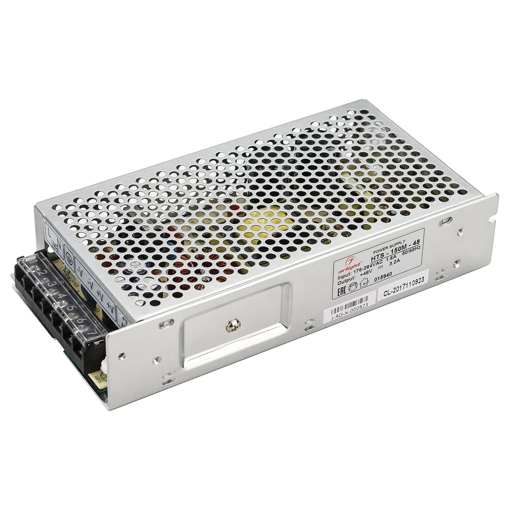 Блок питания HTS-150M-48 (48V, 3.2A, 150W) (Arlight, IP20 Сетка, 3 года) 015940 - Viokon.com