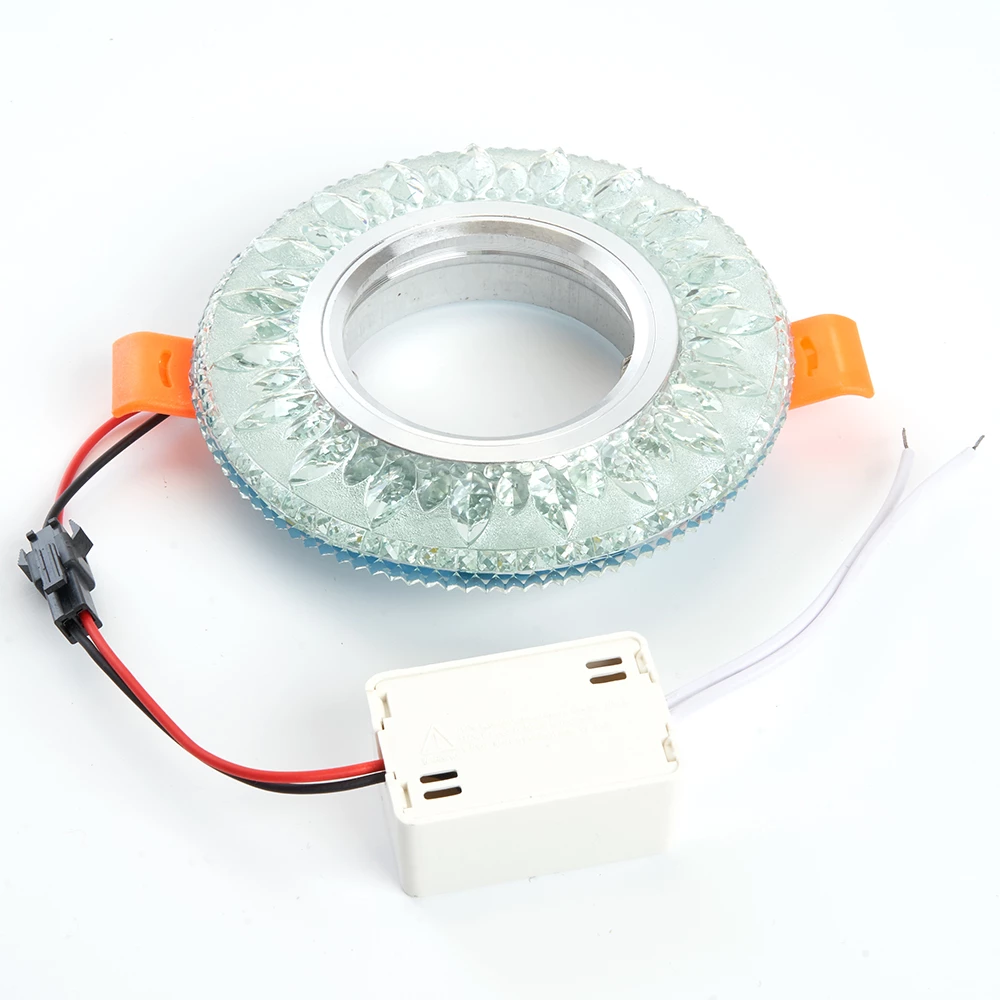 Светильник встраиваемый с белой LED подсветкой Feron CD903 потолочный MR16 G5.3 белый (28846) - Viokon.com