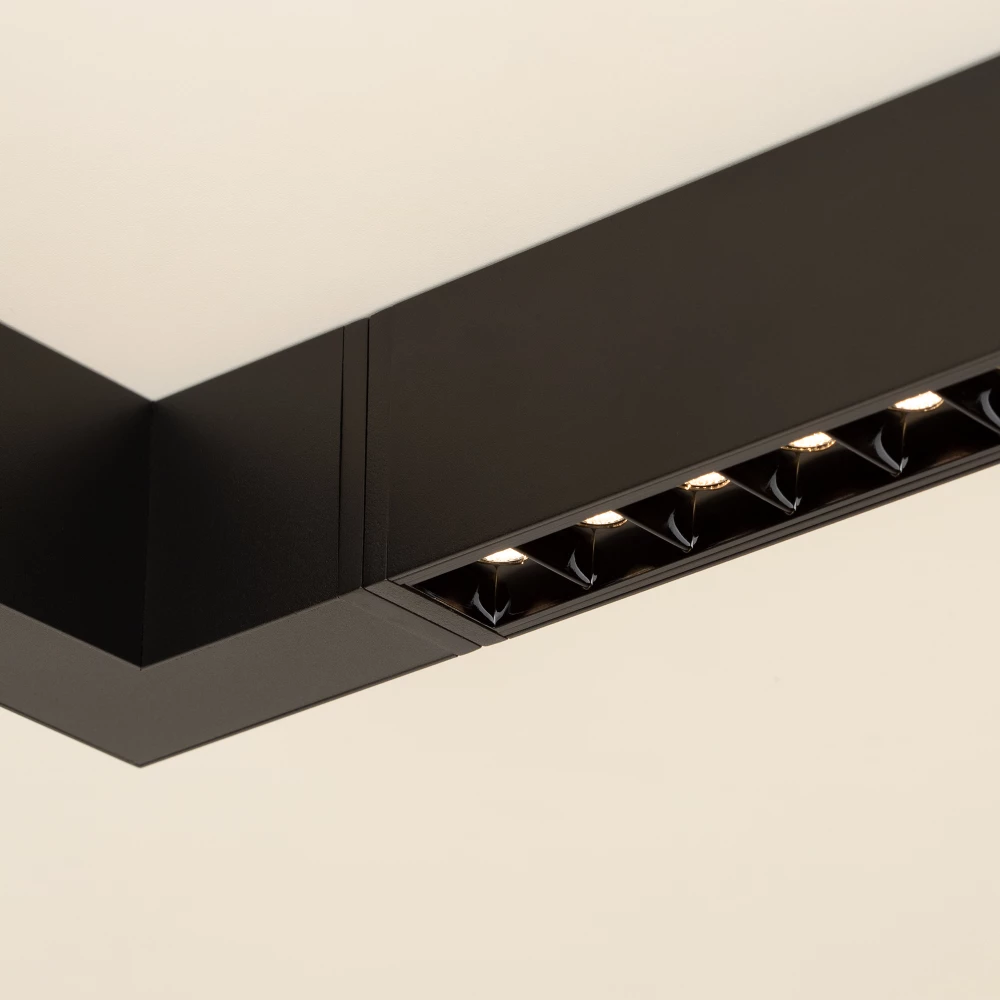 Коннектор угловой NEO-CLIP-38-CON-L-BK (Arlight, IP40 Металл, 3 года) 028996 - Viokon.com