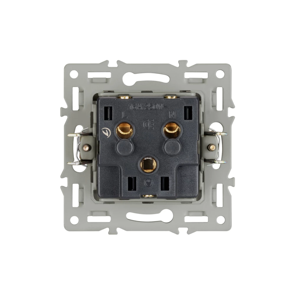 Механизм электрической розетки SCT-MEU1-PL-GR (250V, 16A) (Arlight, -) 043732 - Viokon.com