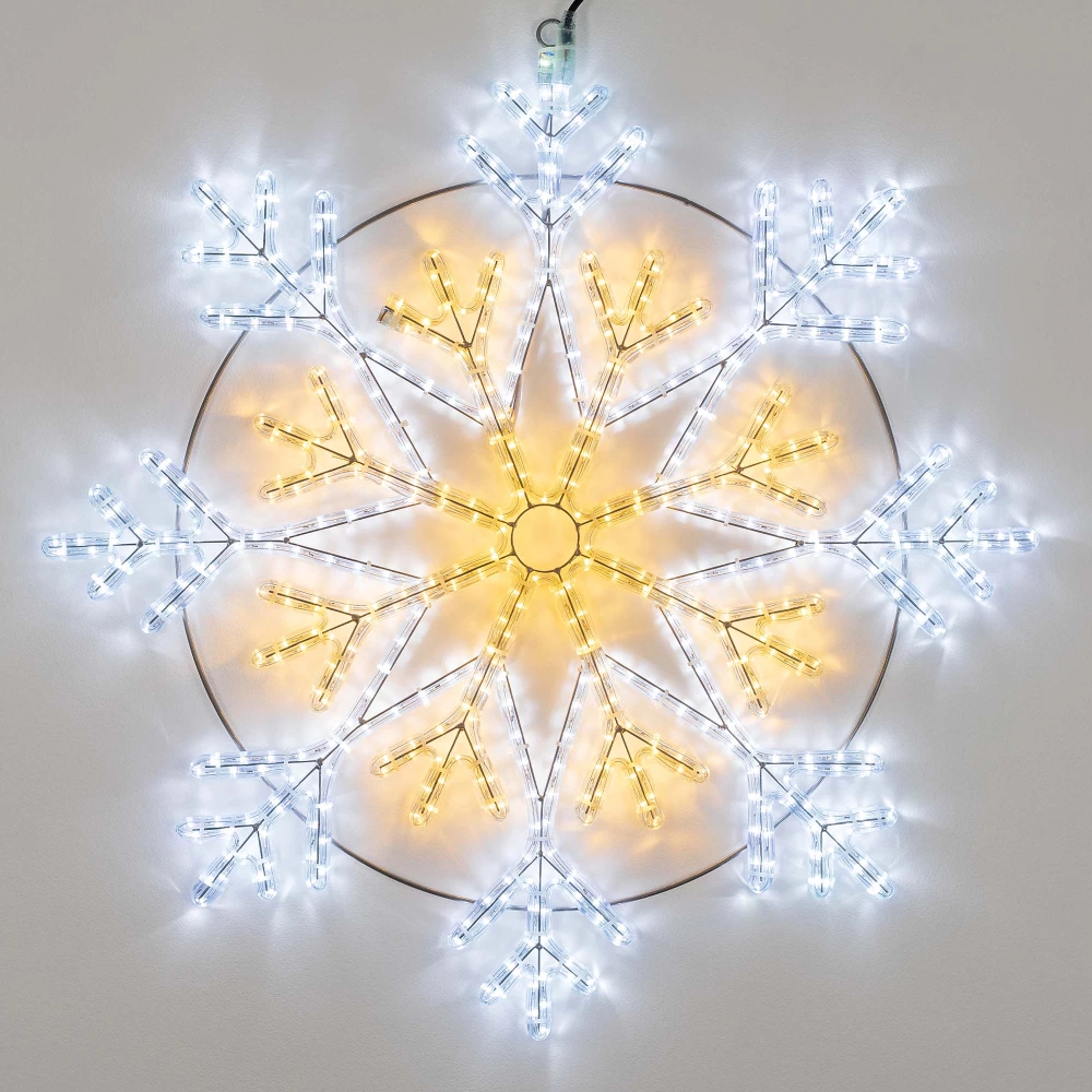 Фигура светодиодная ARD-SNOWFLAKE-M12-900x900-576LED White/Warm (230V, 36W) (Ardecoled, IP65, 1 год) 034262 - Viokon.com